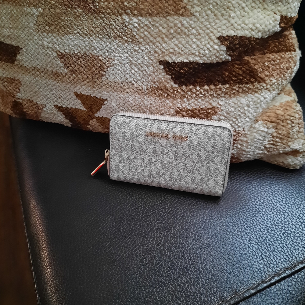Michael Kors Gray Monogram Wallet